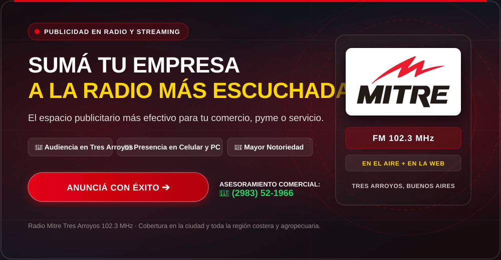Sumá tu Empresa a Radio Mitre - Publicidad en Radio y Streaming Web