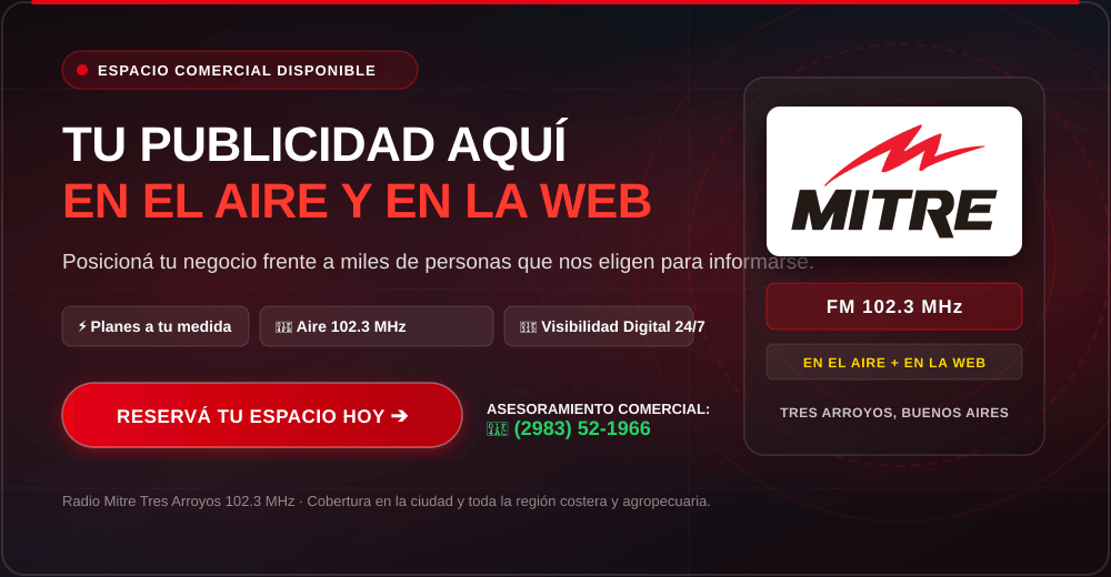 Tu Publicidad Aquí en la Radio y en la Web - Radio Mitre 102.3